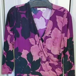 CAbi Dress Large 3/4 Sleeves